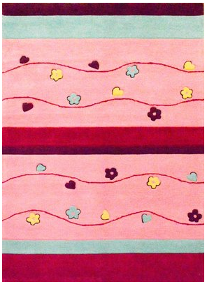 Detský koberec ružová fantázia